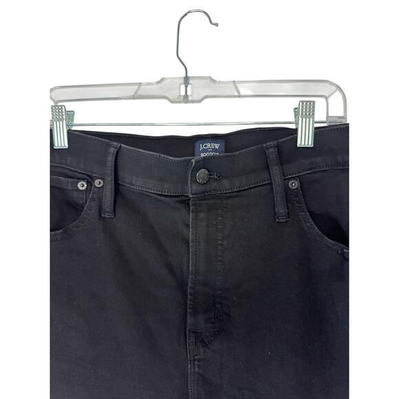 J.Crew Black Basic Casual All Day Stretch Bootcut‎ Jeans Size 33 Style BW338 - Picture 3 of 11